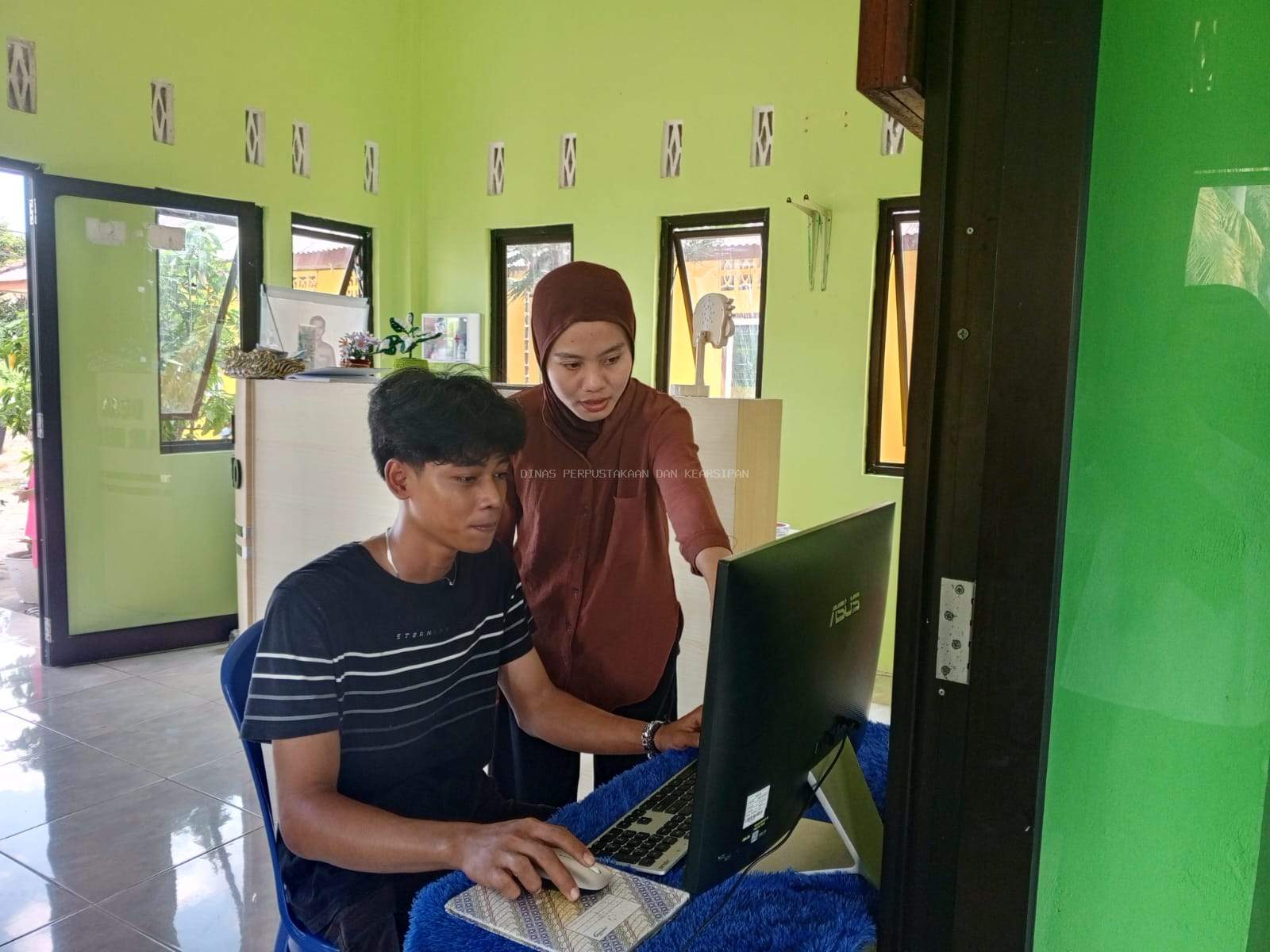DPK Babar Dukung Inovasi Perpustakaan Digital Desa Air Belo