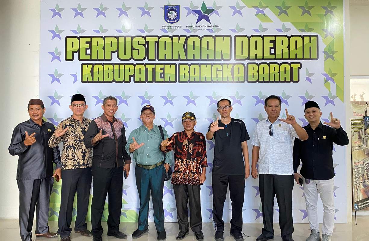 Komisi I DPRD Bangka Studi Banding ke Perpusda Bangka Barat