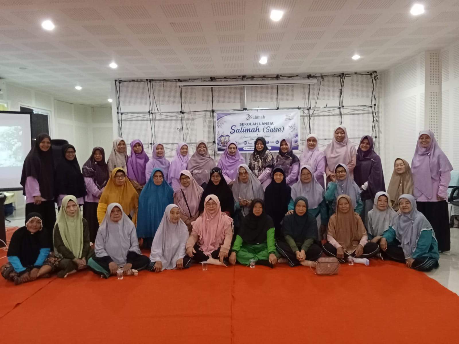 Perpusda Babar Resmi Buka Sekolah Lansia, Kolaborasi dengan PD Salimah