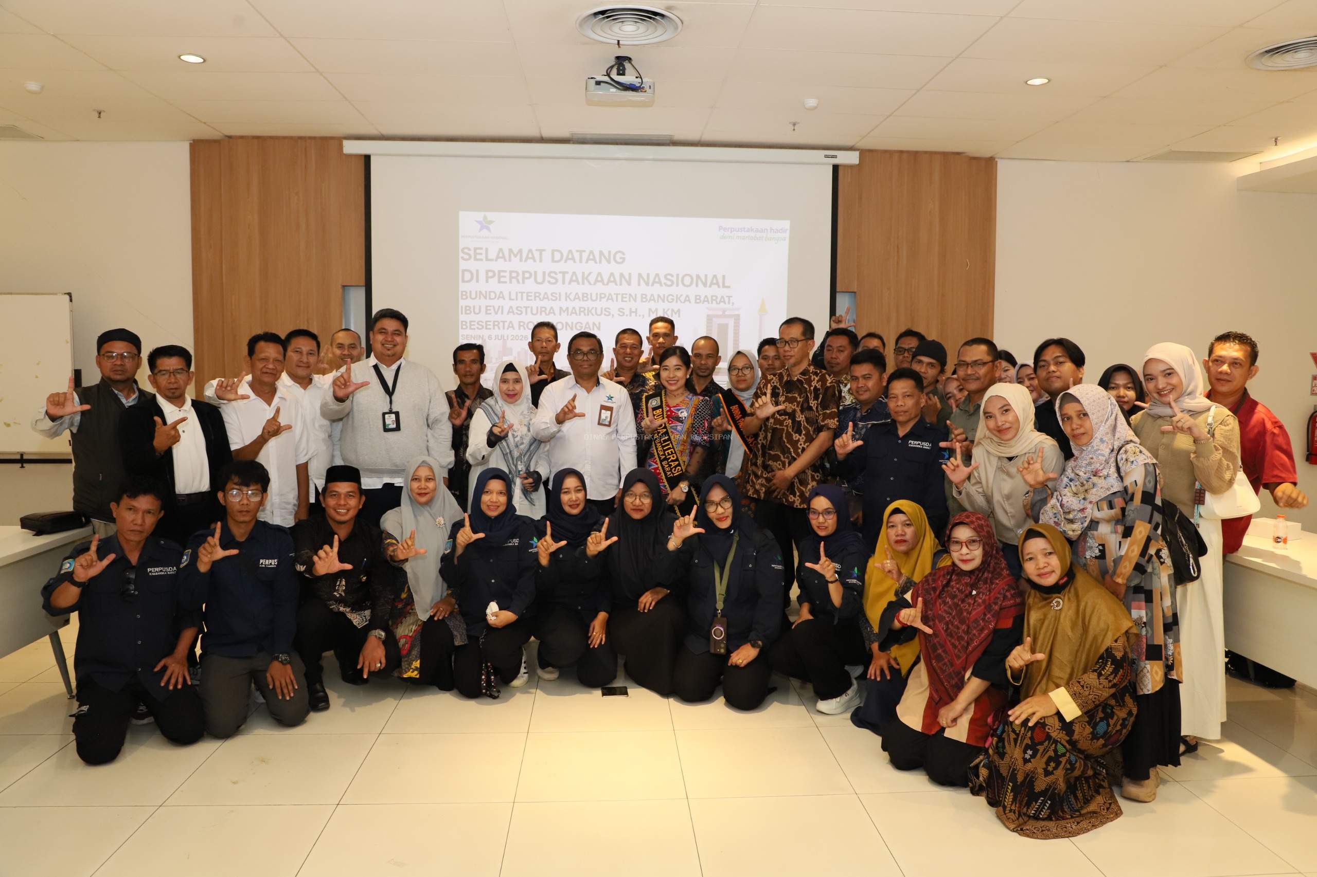 Bunda Literasi Hingga Kades & BPD di Bangka Barat Sambangi Perpusnas